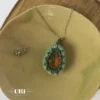 asvany-medal-swarovski-gyongyokkel-03 Ásvány medál Swarovski gyöngyökkel nyakba való
