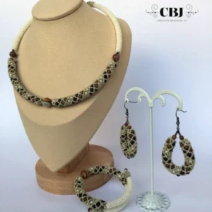 oszi-hangulatu- szett-jaspissal-01 Őszi hangulatú szett Jáspisssal és Swarovski gyönggyel