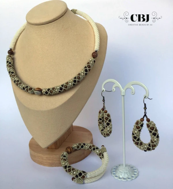 oszi-hangulatu- szett-jaspissal-01 Őszi hangulatú szett Jáspisssal és Swarovski gyönggyel