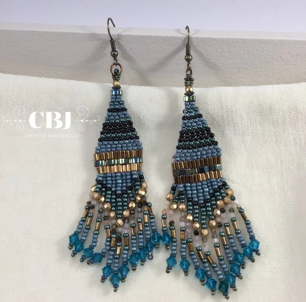 oszihangulatu-swarovski-koves-fulbevalo-02 Őszi hangulatú Swarovski gyöngyös fülbevaló