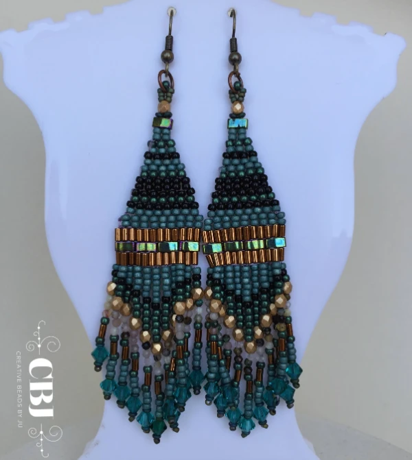oszihangulatu-swarovski-koves-fulbevalo-03 Őszi hangulatú Swarovski gyöngyös fülbevaló